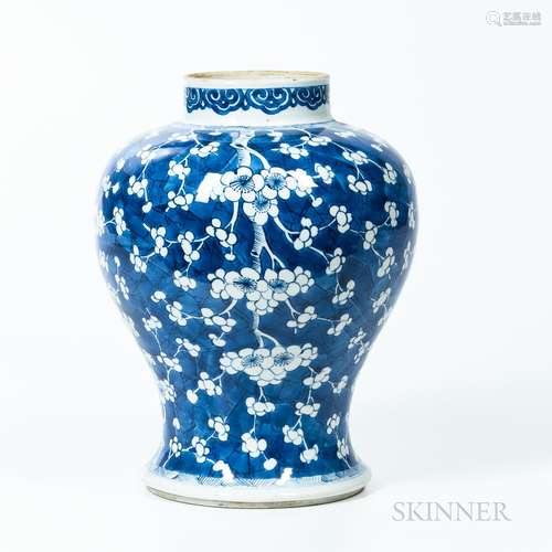 Blue and White Hawthorn Vase