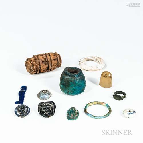 Twelve Miniature Ancient Items