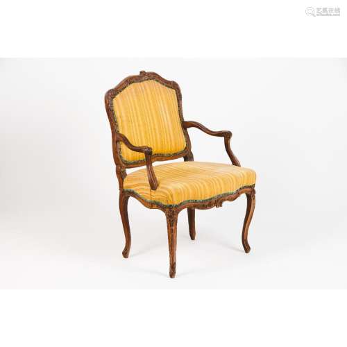A Louis XV fauteuil