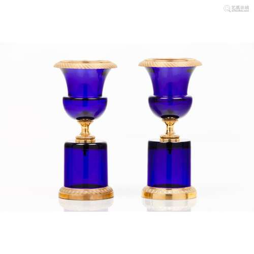 A pair of Charles X style vases