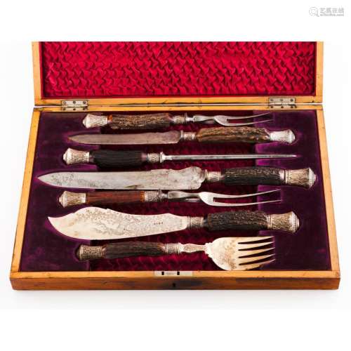 A set of game cutlery