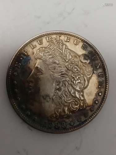 1893  Morgan Silver Dollar