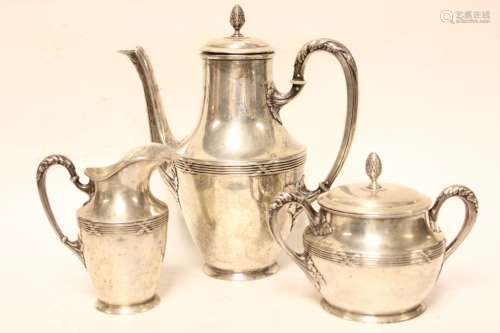 Continental Silver Teapot Set