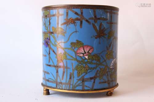 Chinese Cloisonne Brushpot