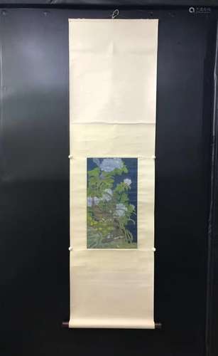 Chinese Ink Color Scroll Painting