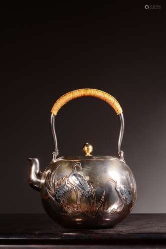 Japanese Silver Teapot