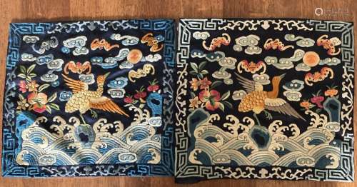 19TH CENTURY ANTIQUE CHINESE SILK EMBROIDERED
