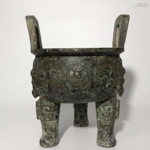 Chinese Tripod Bronze Censer