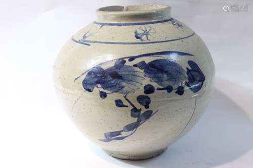 Chinese Blue and White Porcelain Jar