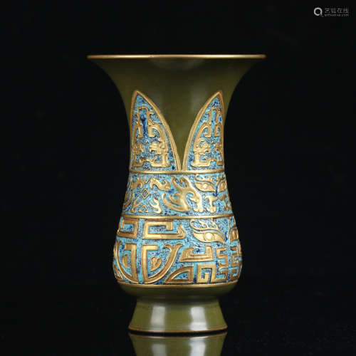 Brown Glaze Porcelain Vessel, China