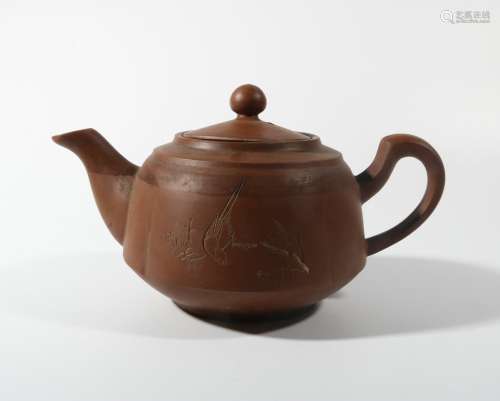 Zisha Dark-Red Teapot, China