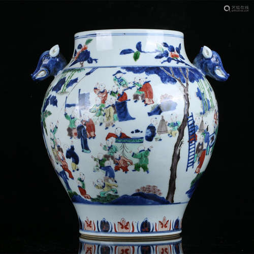 Doucai Porcelain Vessel, China