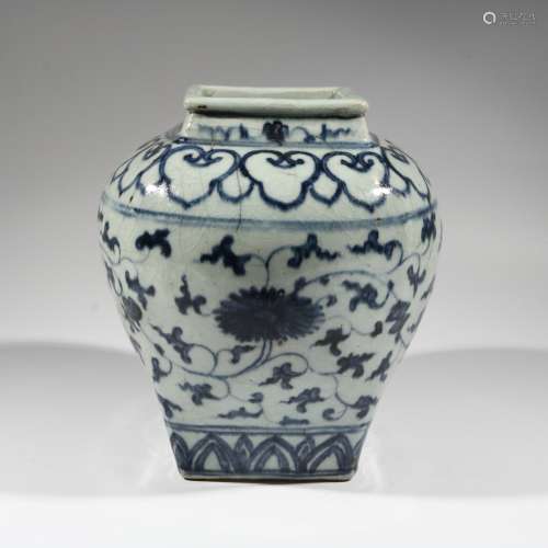 Blue And White Porcelain Jar, China
