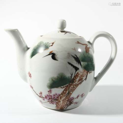 Porcelain Teapot, China