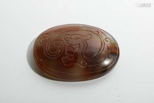 Agate Carving Decoration For Hat, China