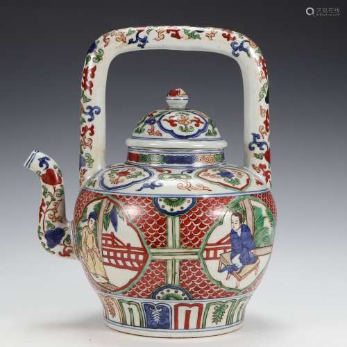 Ming Dynasty Period Of Jiaqing Verte Rose Porcelain 