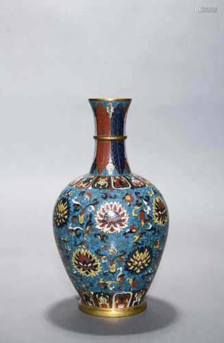 Qing Yongzheng: An Enamel Vase