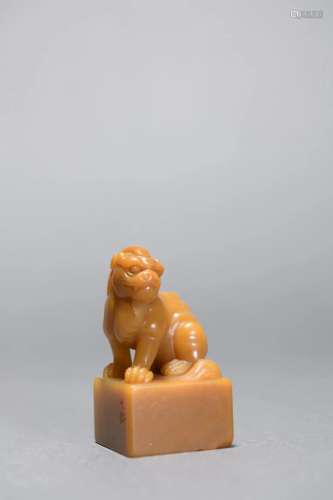 Qing Dynasty: A TianHuang Mythical Beast Seal