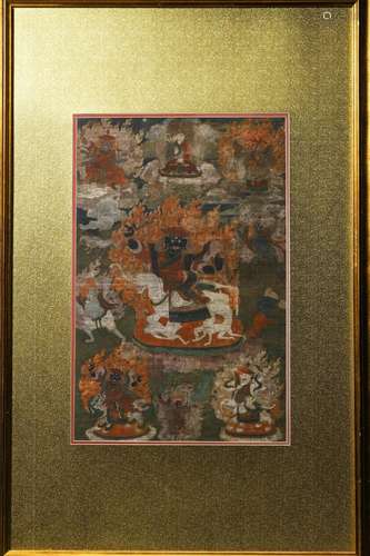 Ming Dynasty: A Framed Thangka