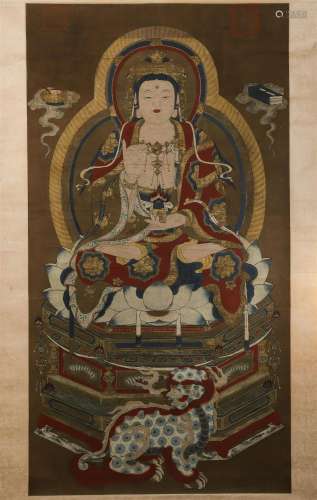 Ming Dynasty: Shakyamuni Buddha Painting