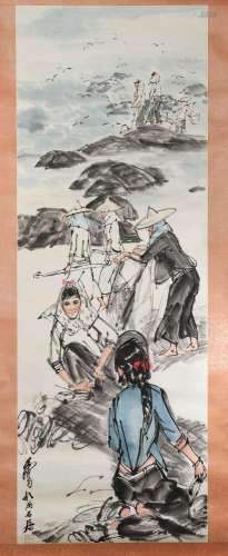 Huang Zhou: Chinese Scroll Painting