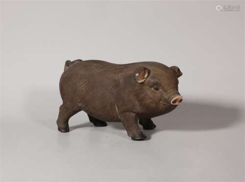 Xiangsheng porcelain Pig in Qing Dynasty