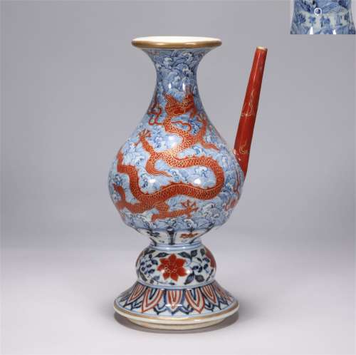 Ming Dynasty Xuande Blue and White Blue and White Dragon pat...