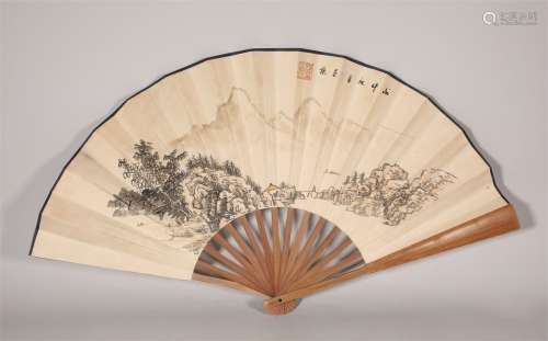 Chinese Painting Fan