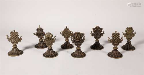 A set of bronze wares in the Qing Dynasty
