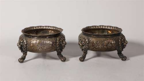 Two Sterling Silver Teawares 18th Century Style