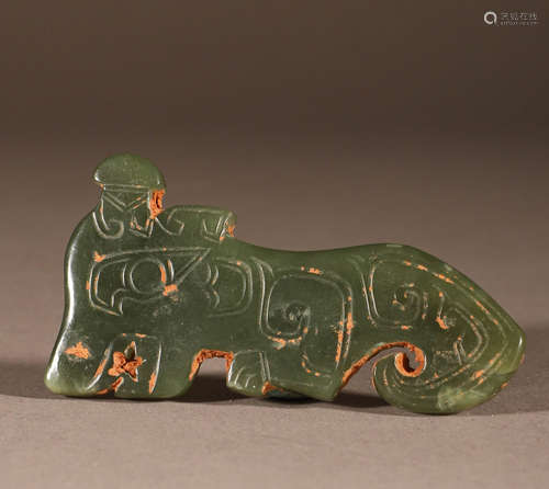 Ancient jade beast jade Bi