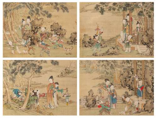 The story of unknown silk figures in Chinese ink painting