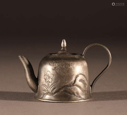 Pure silver study drops in the Qing Dynasty