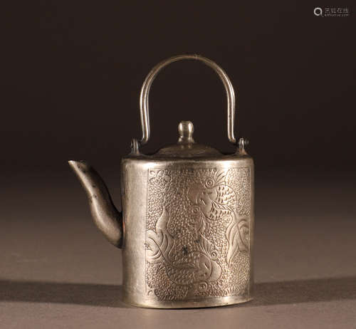 Pure silver study drops in the Qing Dynasty