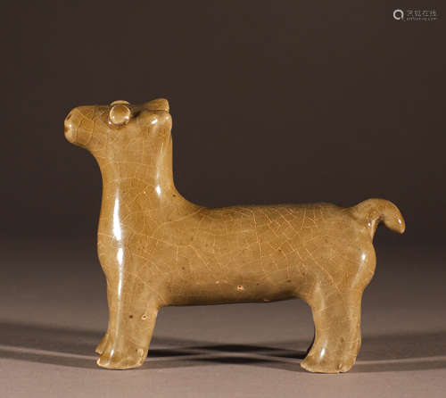 Yue Kiln celadon dog