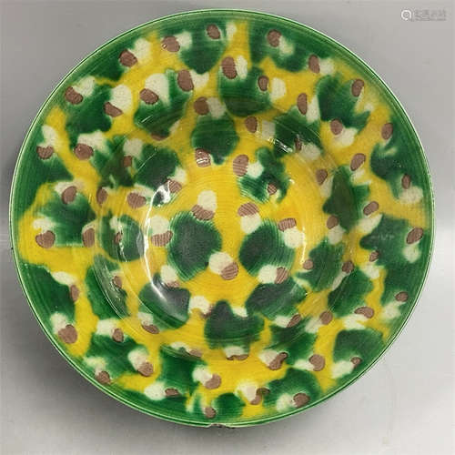 CHINESE PORCELAIN BOWL ,CHIPS AT RIM D18.6CM