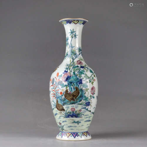 Qing Dynasty Period Of Qianlong Doucai Porcelain 