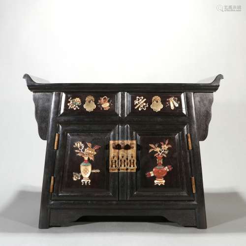 Zitan Rosewood Table With Treasure, China