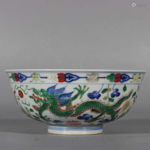 Qing Dynasty Period Of Jiaqing Doucai Porcelain 