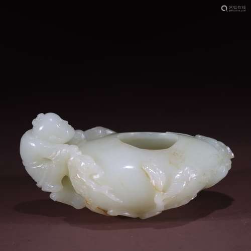 Hetian Jade Brush Washer
, China