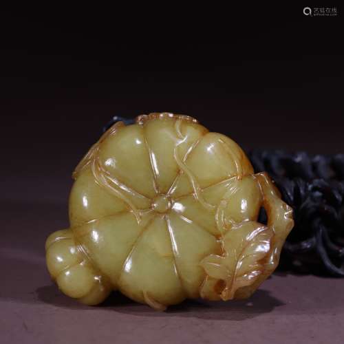 Hetian Yellow Jade Pendant
, China