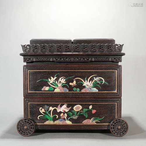 Zitan Rosewood Jewelry Case, China