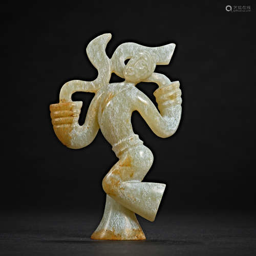 China, Han Dynasty, Hetian Jade, Dance, Jade people