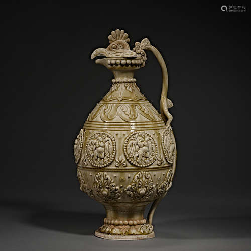 China, Sui and Tang Dynasties, Xiangzhou Kiln, Celadon Pot