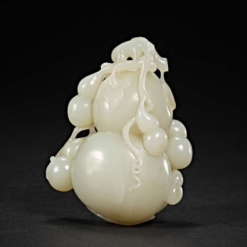 China,Qing Dynasty, Hetian Jade, Gourd