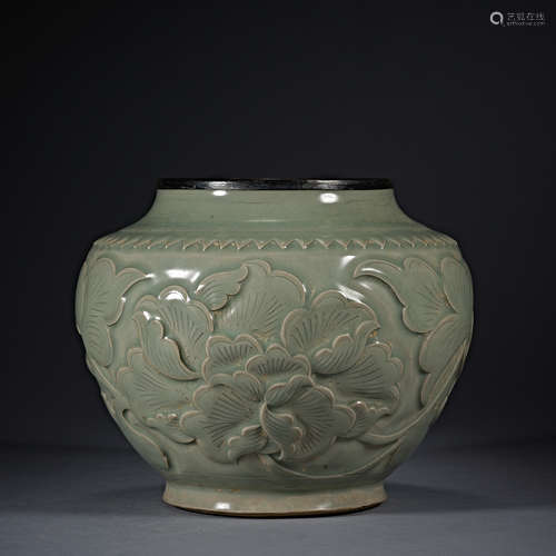 China, Jin and Yuan Dynasties, YAO ZHOU Celadon, Pot