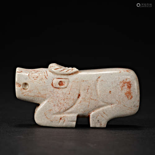 China, Shang Dynasty, Jade Cow