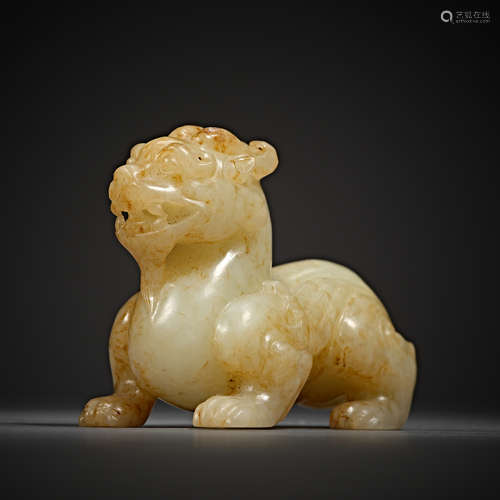 China, Han Dynasty, Hetian Jade, Beast