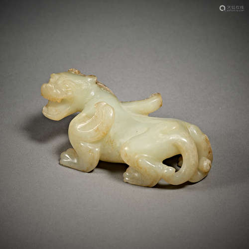 China, Han Dynasty, Hetian Jade, Jade Beast