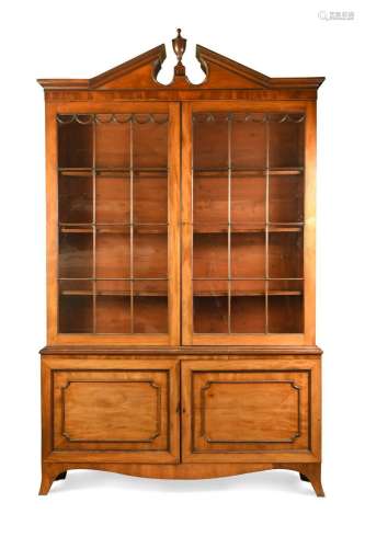 A Regency mahogany bookcase,